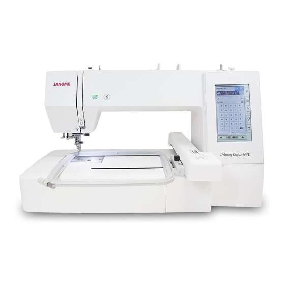 Janome Memory Craft 400E — product image 8